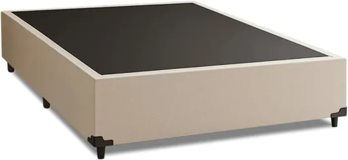 Cama Base Box Casal Bege