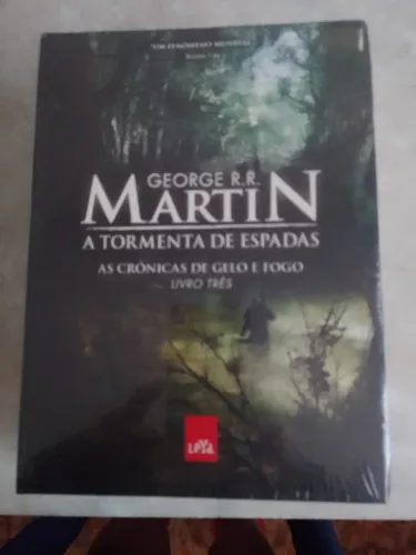 Livro - A Tormenta de Espadas novo lacrado