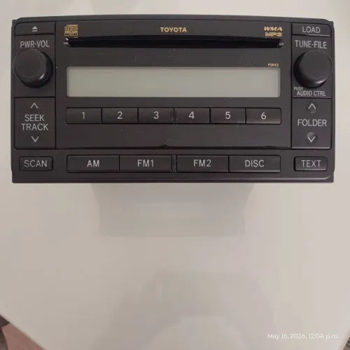 Rádio Toca CD Original Toyota Hilux 2009 A 2011 Pioneer (No Estado).