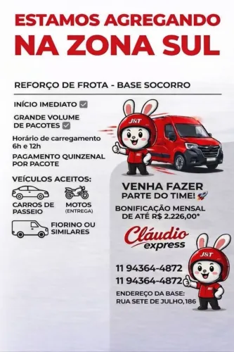 Entregadores porta a porta 