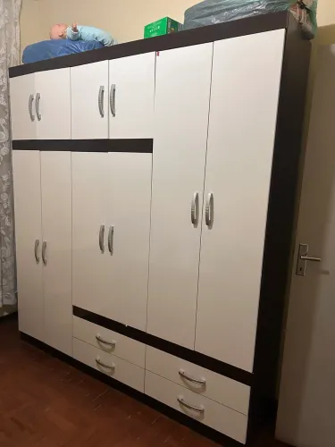 GUARDA ROUPAS BRANCO MDF