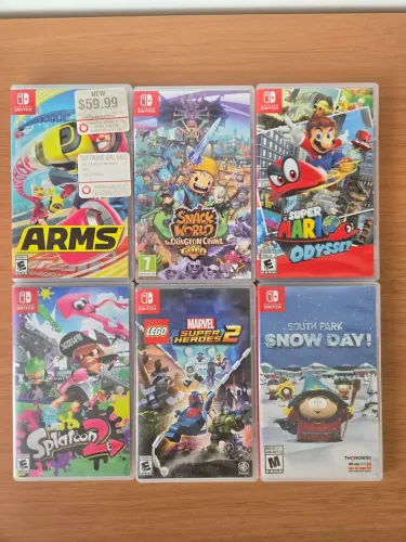 Jogos Nintendo Switch - Conferir Descrição