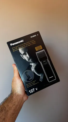 Barbeador Panasonic ER389X-K 127V Recarregável