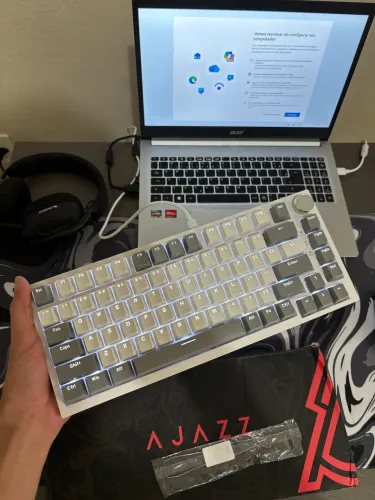 Teclado mecânico ajazz Ak820