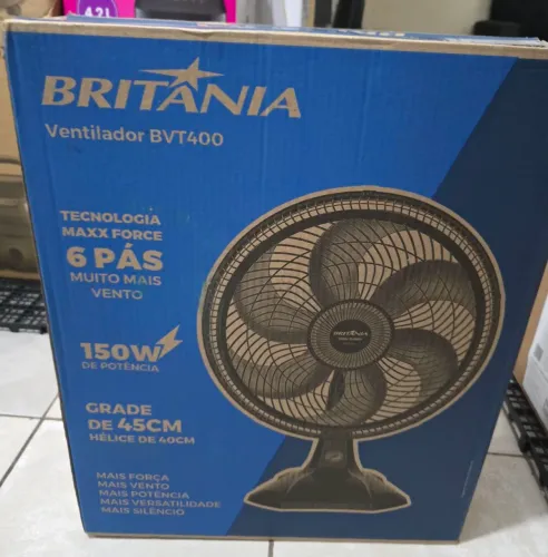 Ventilador de mesa Britânia 40cm turbo