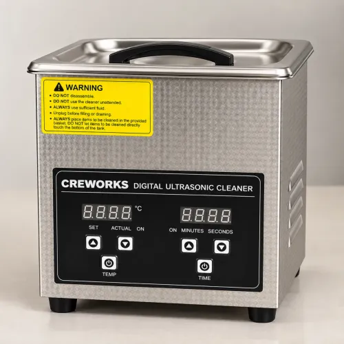 Lavadora Ultrassônica CREWORKS JX-010S 2L 40kHz 60W com Aquecimento