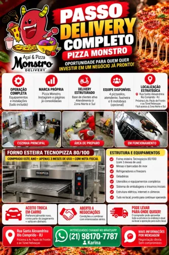 Passo ponto delivery de pizza e açaí
