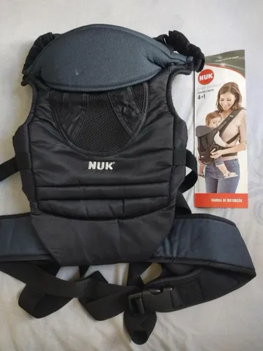 Canguru Baby Carrier Supreme Comfort 4 em 1 Preto - NUK - Semi-novo