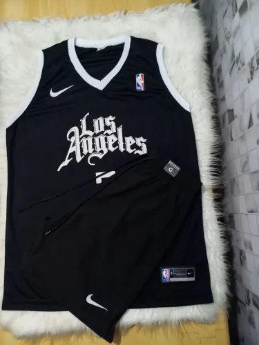 Camisa nba e shorte elastano