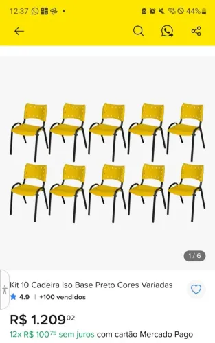 Vendo 30 cadeiras