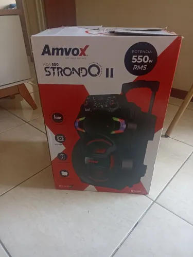 Caixa de som Amvox STRONDO II 550w