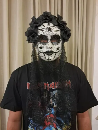 Máscara Halloween Caveira Mexicana