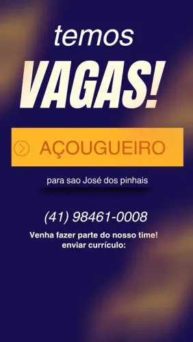 Vaga para açougueiro 