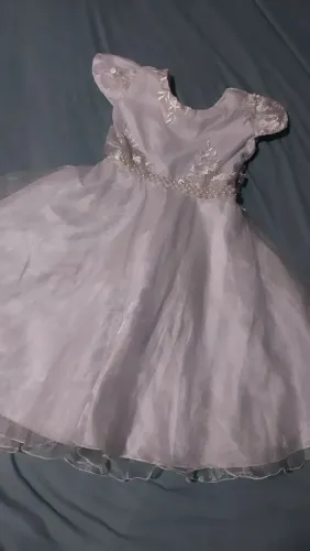 Vestido Branco Daminha Veste tamanho 4 anos