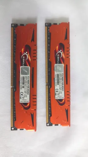 Kit Memória RAM DDR3 16GB (2x8GB) G.Skill 1600MHz - Ares
