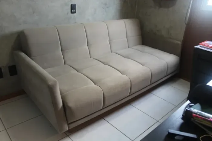 Sofá cama 192 Prince Jacauna - Cinza claro