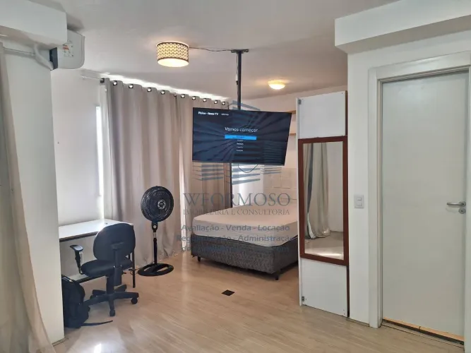 Apartamento Studio 31m² Mobiliado para Locação - Santo Cristo RJ