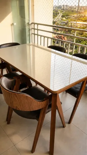 Mesa Alto Padrão com 6 Cadeiras OPORTUNIDADE 