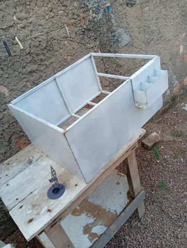 Expositor para lanches e salgados