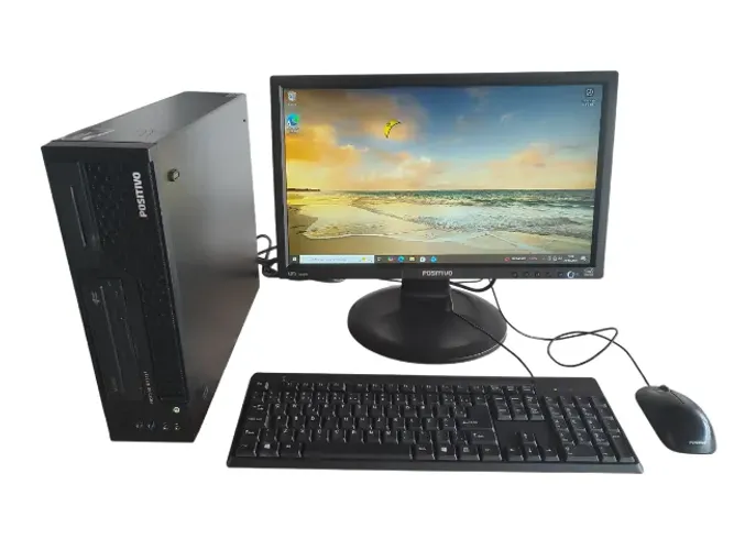 Computador completo Core I3-4160 Positivo Master 8GB RAM 1TB HD 3,6 Ghz Monitor LED 19"