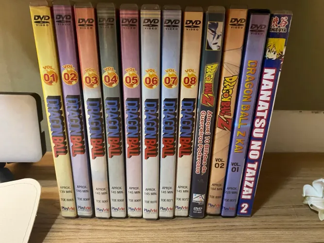 DVDS ORIGINAIS DRAGON BALL 1 - 8 + EXTRAS