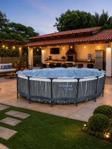 Piscina Bestway Steel Pro Max 15 mil Litros