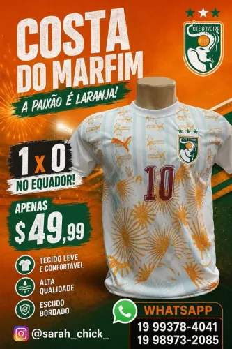 Camisa Costa do Marfim 