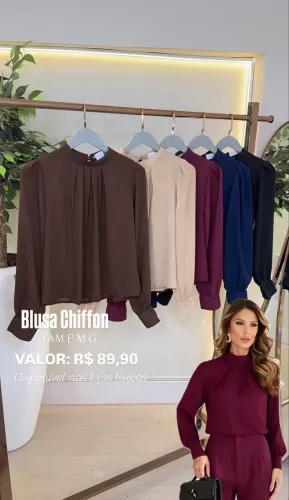 BLUSA CHIFFON