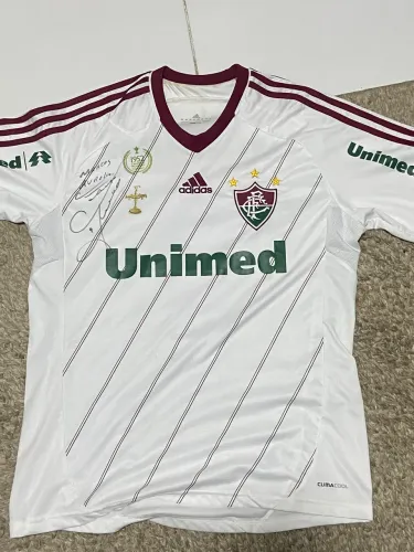 Camisa Fluminense Brasileirão 2012 Fred Autografo 