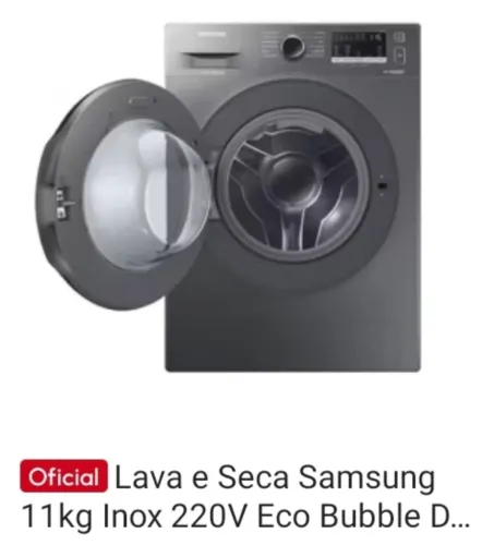 Lava e seca Samsung inverter 11kg