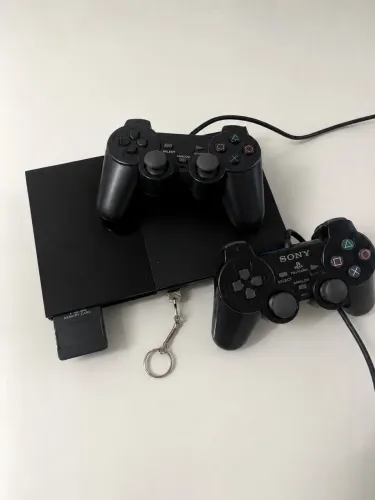 PlayStation 2 completo, com controle original + jogos