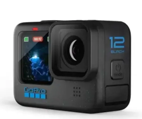 Vendo câmera GoPro Black 12 NOVA & Acessorios