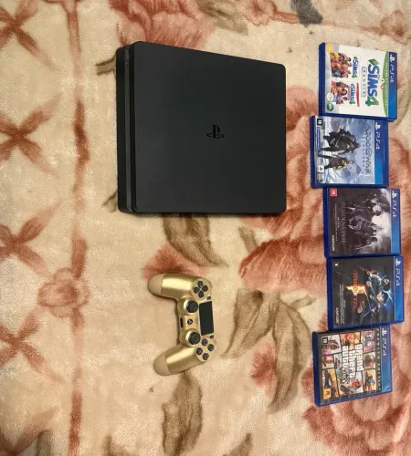 PS4 + CONTROLE + JOGOS