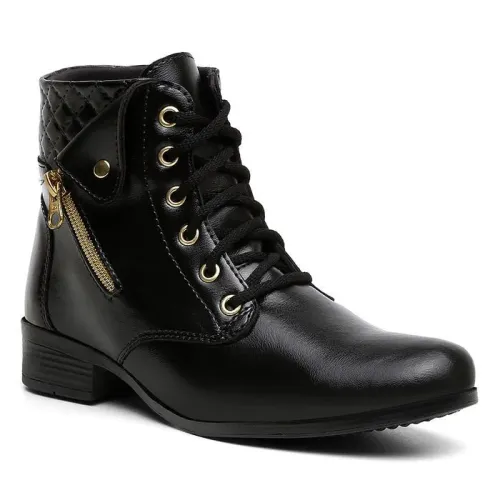 Bota Feminina Com Zíper