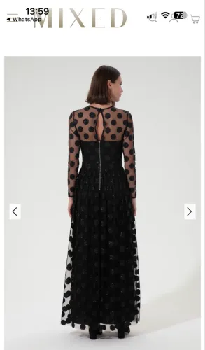 Lindo vestido TULE POIS GLAM - MIXED