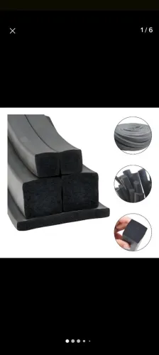 Perfil de borracha epdm esponjoso