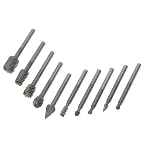Lima Rotativa para Microretífica - Lima Broca Fresa para Micro Retífica Dremel - Jogo com