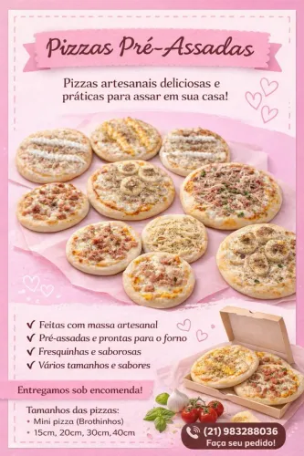 Pizza pré assada 