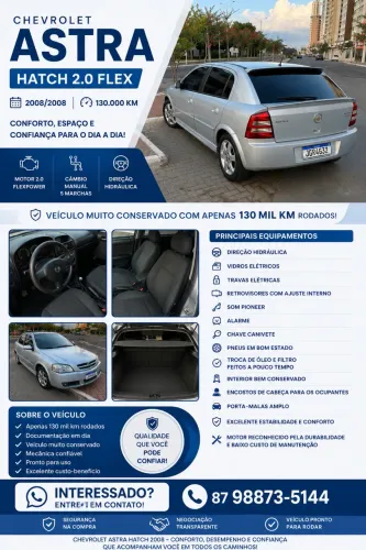 Chevrolet Astra Advantage 2.0 MPFI 8V Flexpower 5P 2008