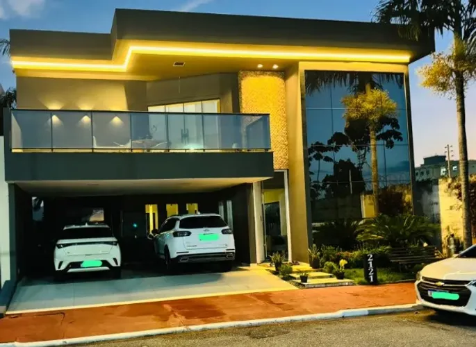 CIDADE JARDIM 2 | Mansão Moderna com 4 Suítes, Área Gourmet e Piscina