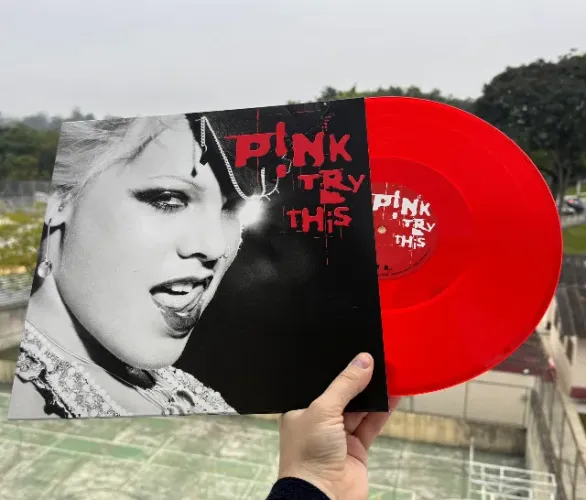 LP P!nk - Try This Vinil Vermelho Duplo