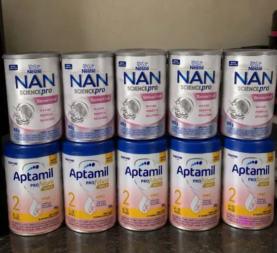 Vendo latas de leite vazias de 800 gramas