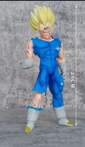 Boneco Majin Vegeta SSJ Miniatura Dragon Ball Z Gt Super