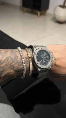 PULSEIRA E BRACELETE CRAVEJADO