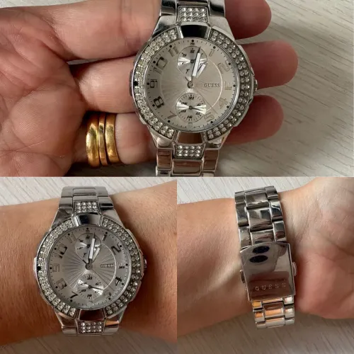Relógio Guess feminino prata