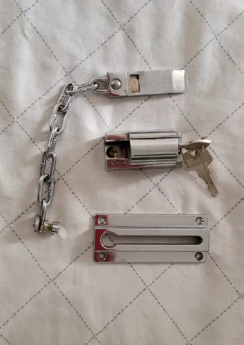 corrente antirroubo de porta com fechadura