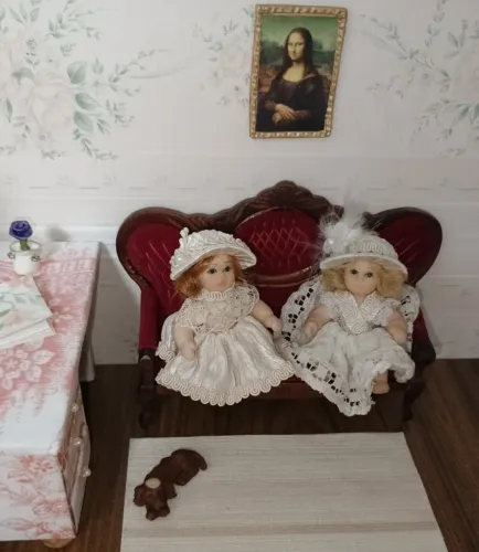 Mini bonequinhas de porcelana de 6cm meninhas