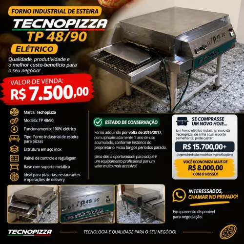 Forno de Pizza elétrico