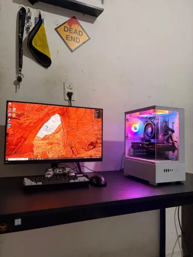 PC Gamer RYZEN 5 4600 + RX 6600 | Monitor Ultragear c/ Periféricos