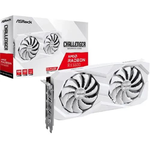 Rx 6600 8gb asrock branca 